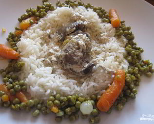 Печень под соусом