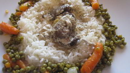 Печень под соусом