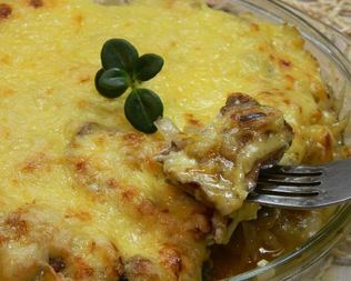 Печень под сыром