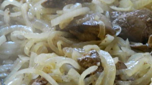печень под сыром