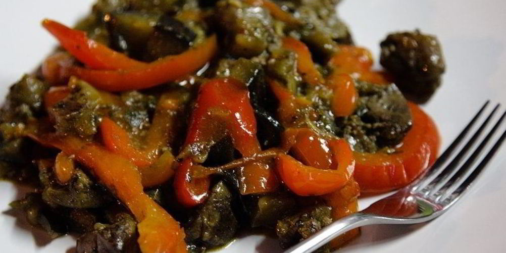 Рецепт печени с болгарским перцем