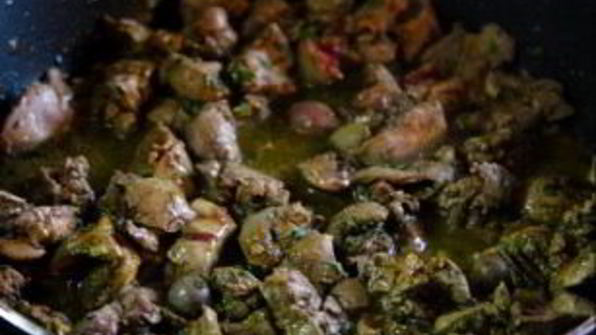 печень с болгарским перцем