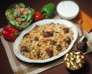 Печень с мандаринами по-японски