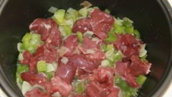 печень с рисом