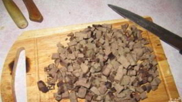 печень с вешенками