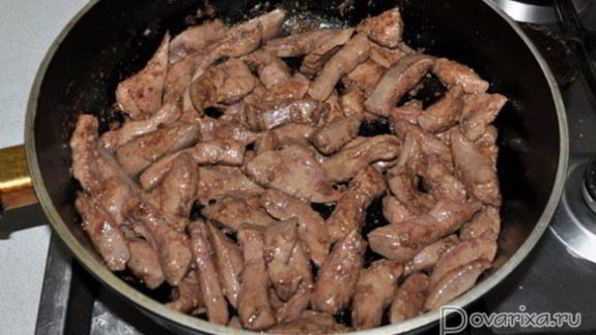 печень с восточным соусом