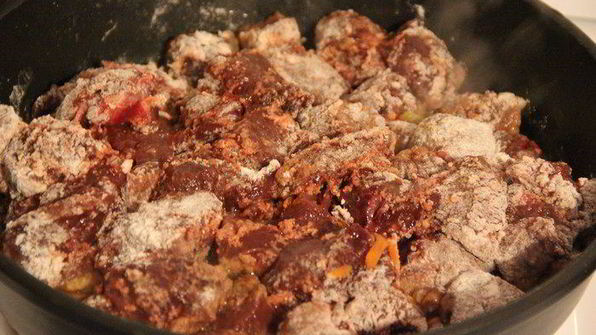 печень в сметанной заливке