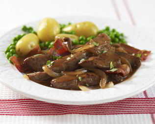 Печень в соусе