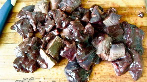 печень в яблоке