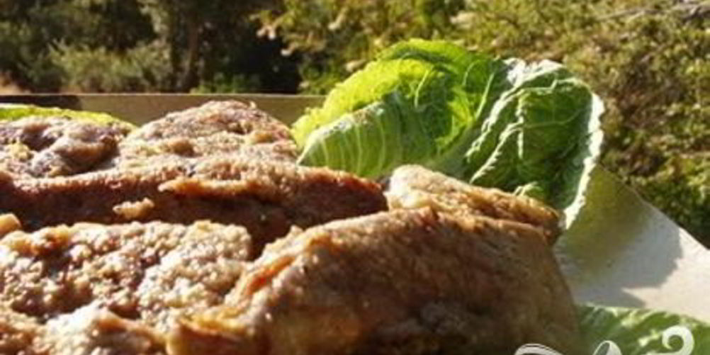 Рецепт жареной говяжьей печенки с горчицей