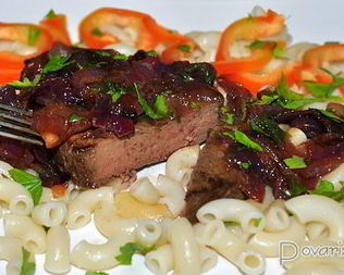 Жареная печень по-венециански