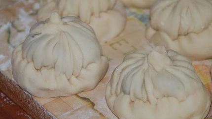 Двухъярусные хинкали