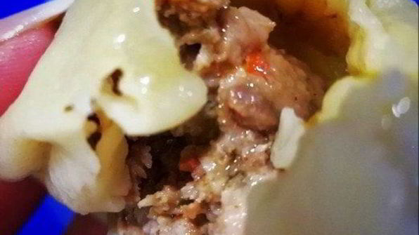 хинкали с бараниной и индейкой на пару