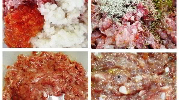 хинкали с бараниной и индейкой на пару