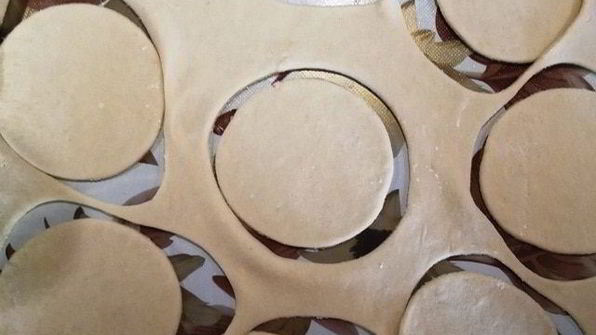 хинкали с бараниной и индейкой на пару