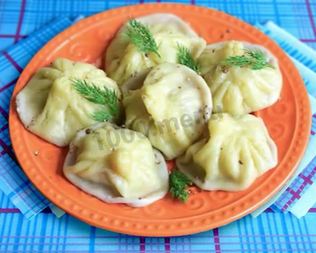 Хинкали в мультиварке на пару