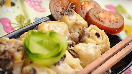 Ленивые пельмени в духовке