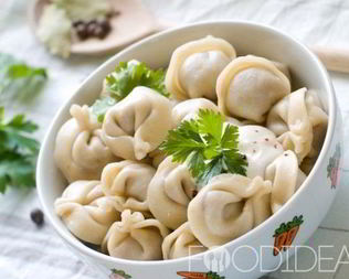 Пельмени на кефирном тесте