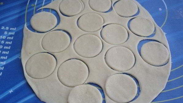 пельмени с гусем, гречкой и овощами