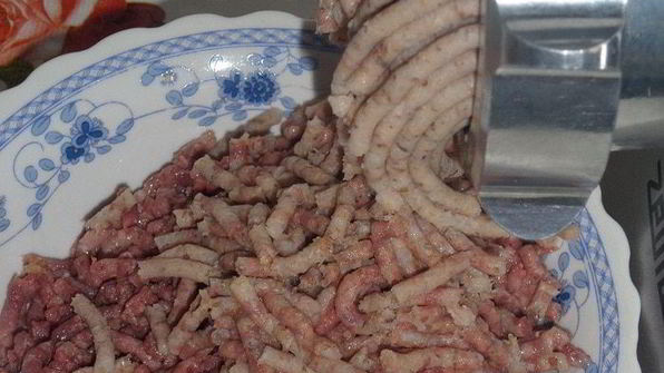 пельмени с гусем, гречкой и овощами