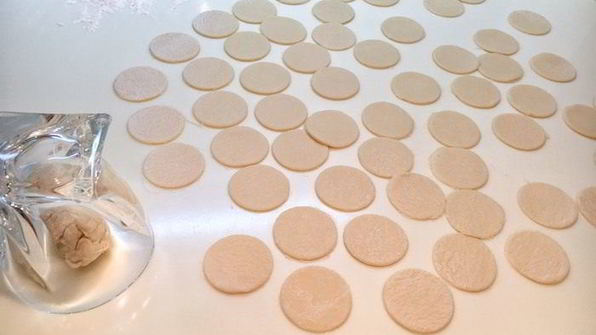 пельмени с рыбой и белыми грибами