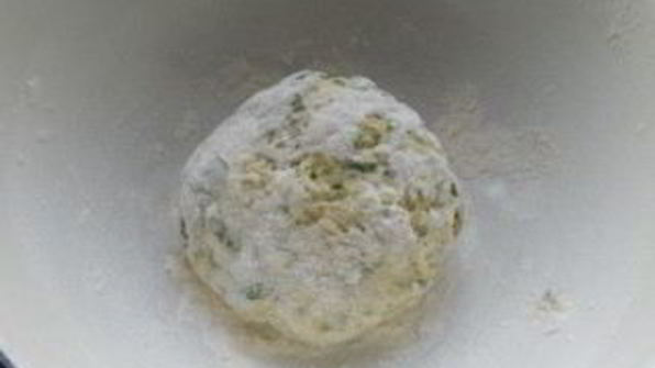 пельмени с зеленью