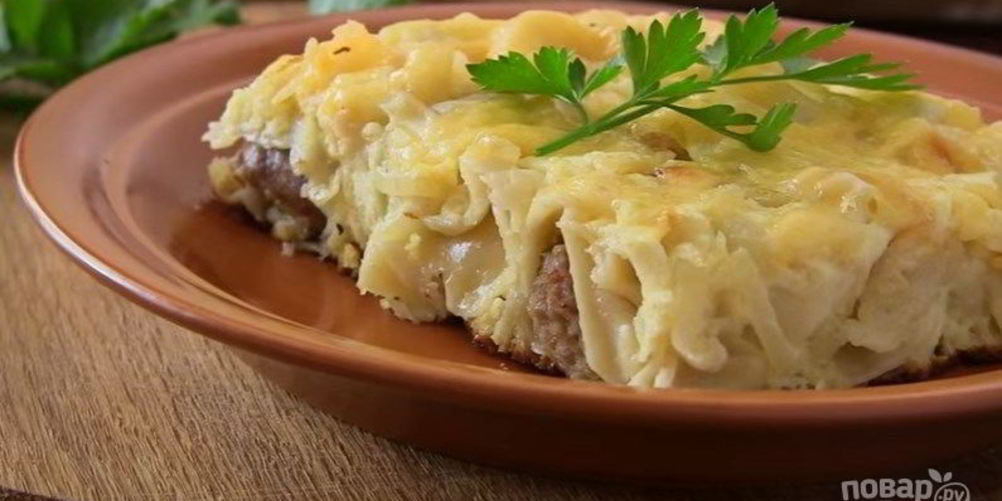 Рецепт пельменей в духовке с сыром