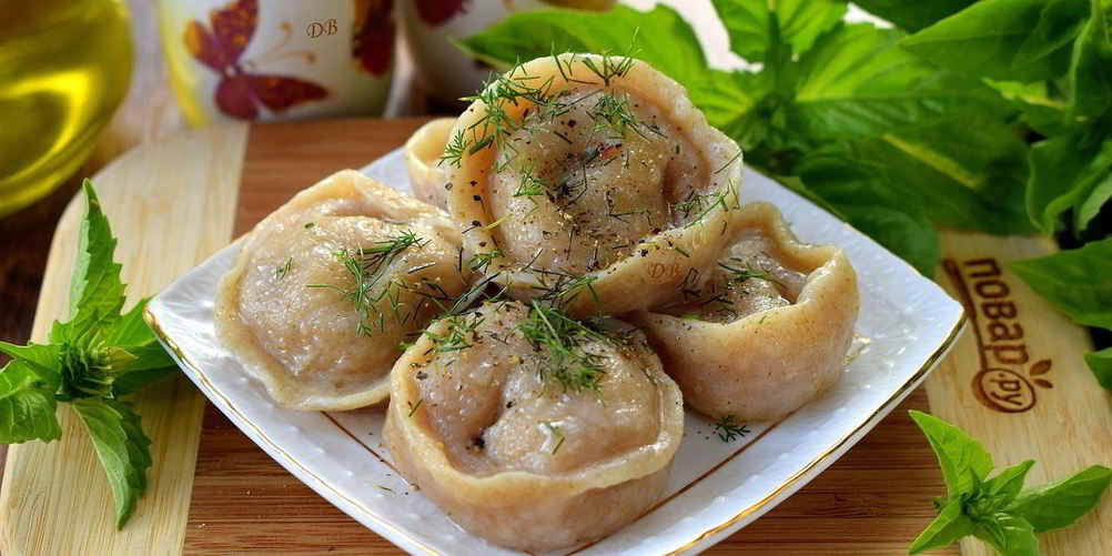 Рецепт вегетарианских пельменей с кабачками