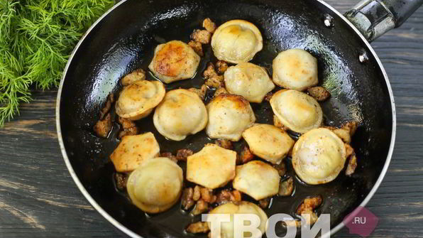 жареные пельмени