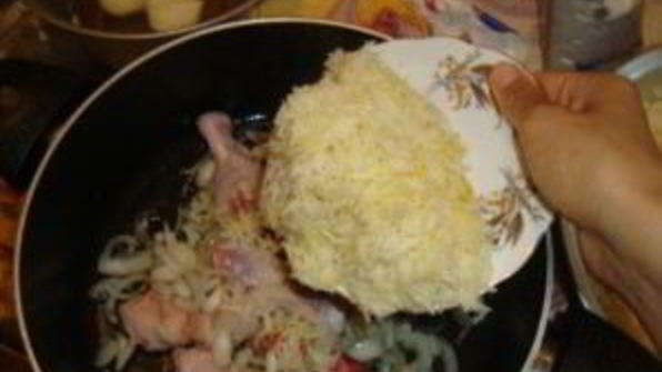 азербайджанский плов с курицей
