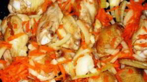 диетический плов с курицей