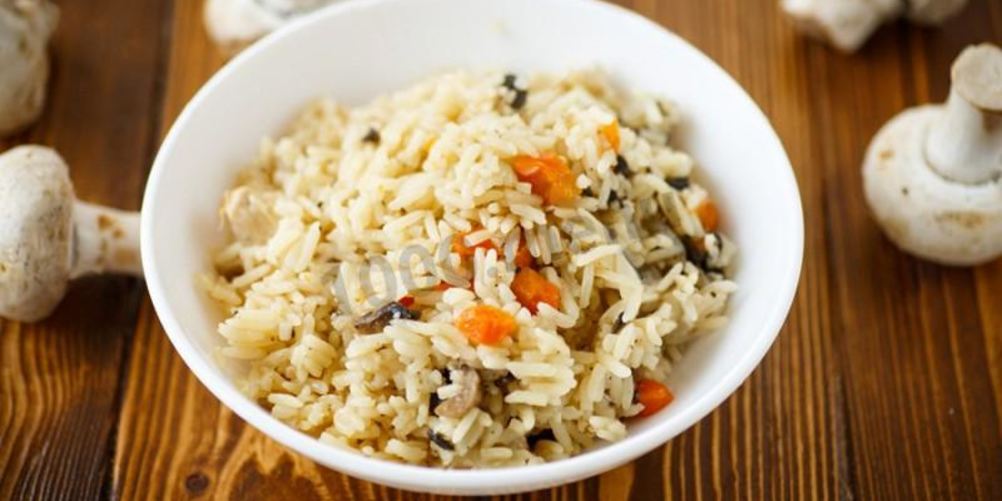 Рецепт грибного плова с шампиньонами