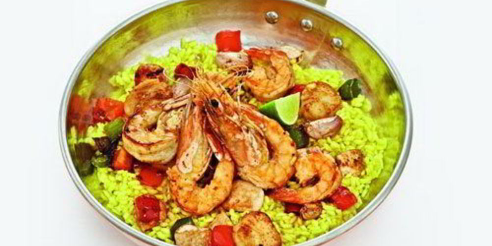 Рецепт паэльи микста