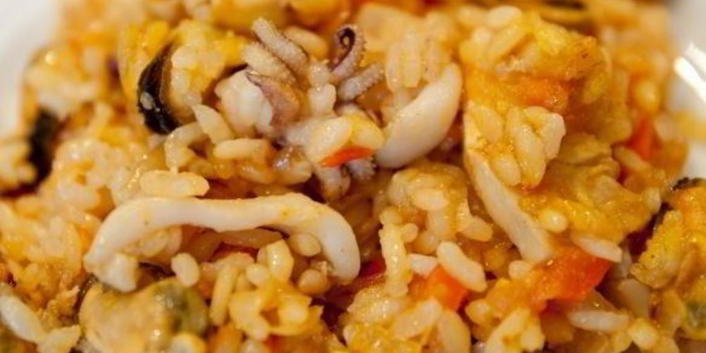 Рецепт паэльи с курицей и морепродуктами