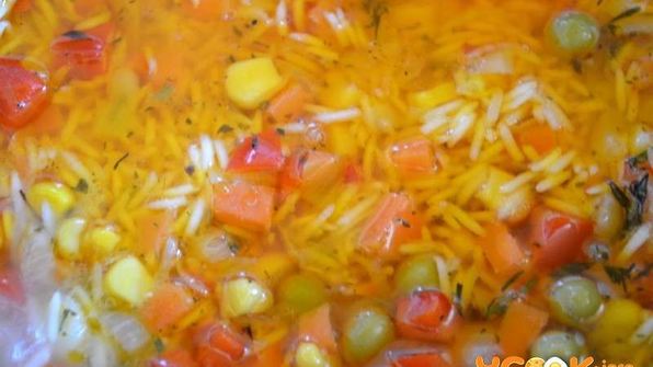 паэлья с мидиями