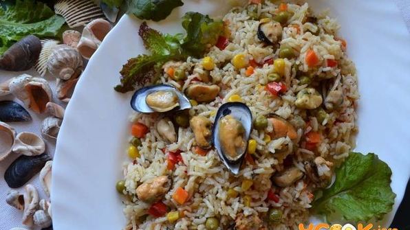 паэлья с мидиями