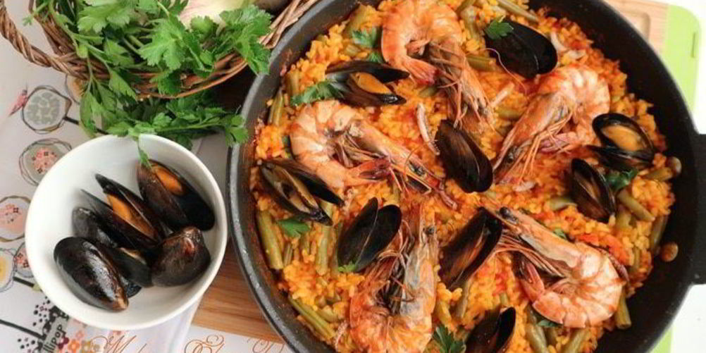 Рецепт паэльи с морепродуктами