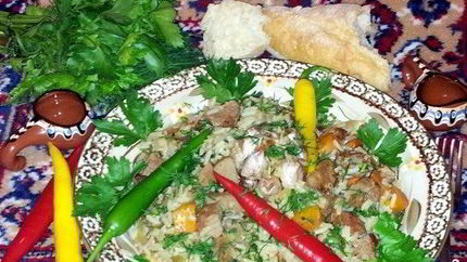 Пилав из баранины в мультиварке