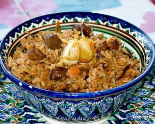 Плов из баранины по-узбекски