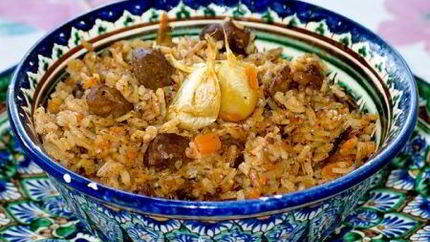 Плов из баранины по-узбекски