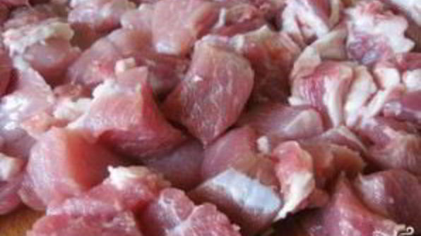 плов из бурого риса со свининой