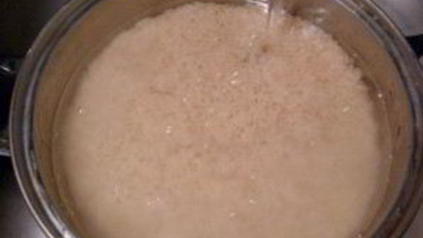 плов из пропаренного риса со свининой