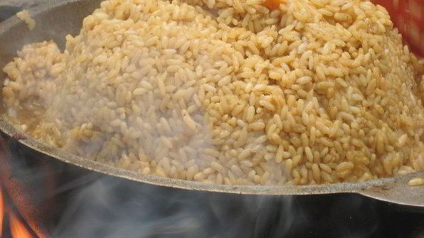 плов на костре