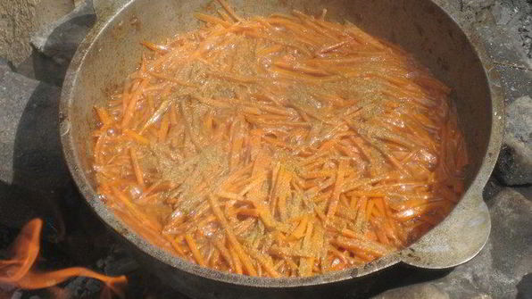 плов на костре