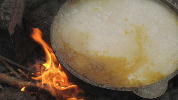 плов на костре