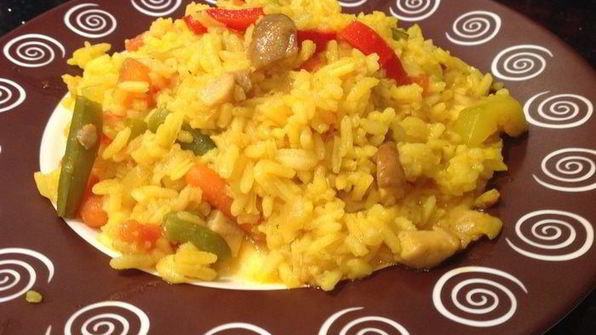 плов постный