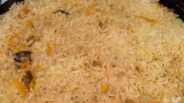 плов с черносливом и курагой