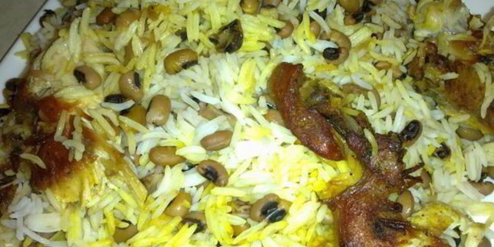 Рецепт плова с фасолью черноглазка