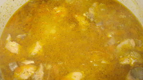 плов с горбушей