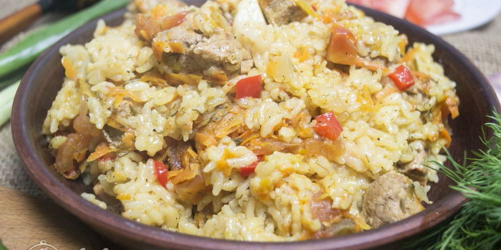 Рецепт плова с говядиной и помидорами